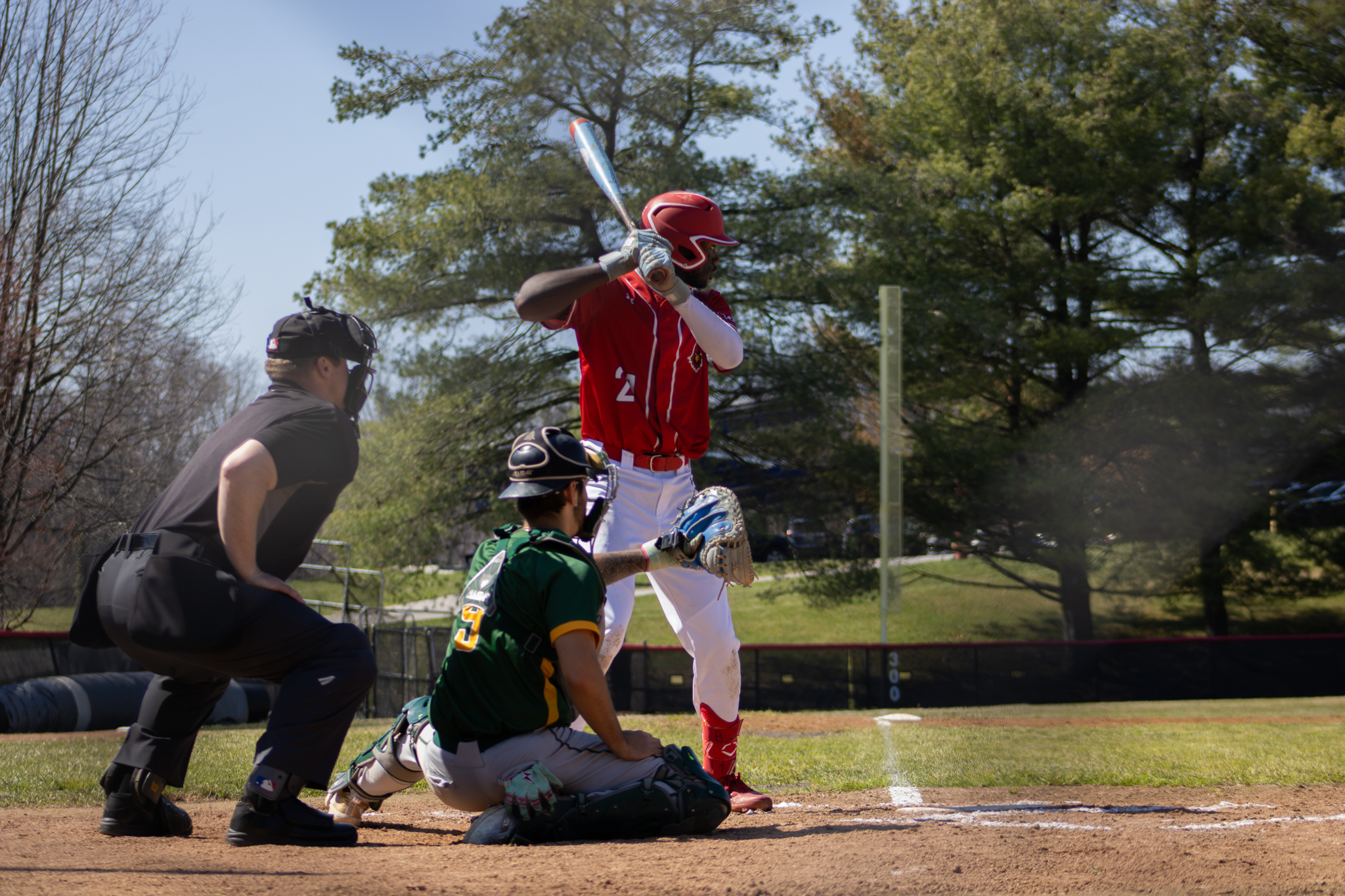 Cardinals Split Doubleheader at CCBC Essex