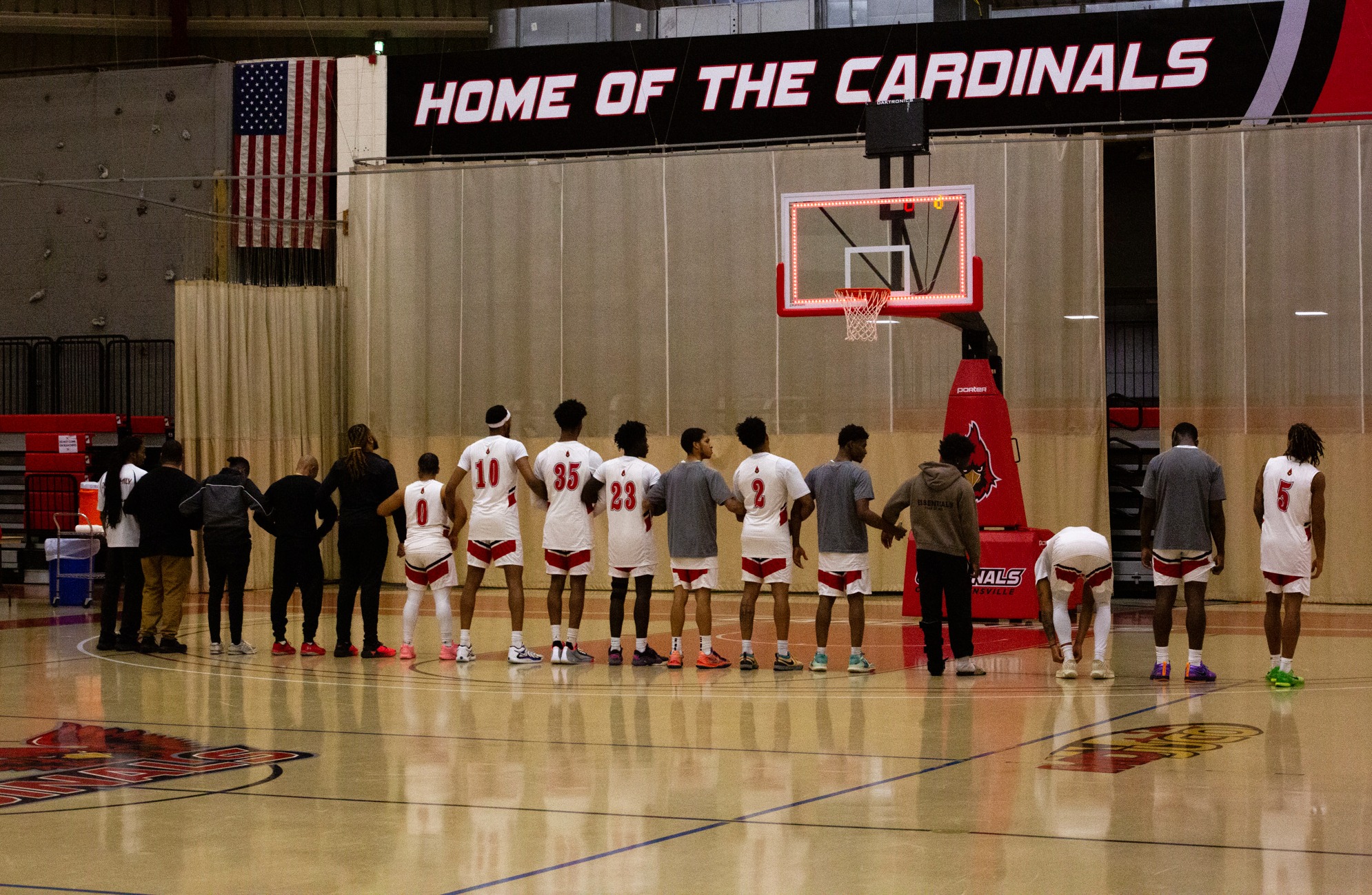 Cardinals fall shorthanded to Anne Arundel CC