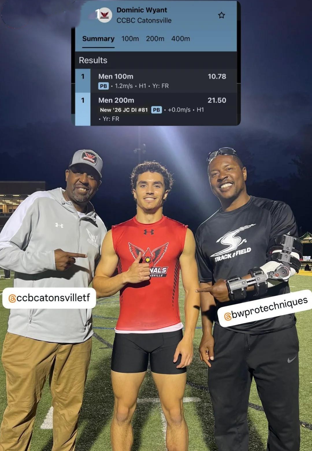 Busy T&amp;F Weekend Highlighted by Dominic Wyant Sprint Success