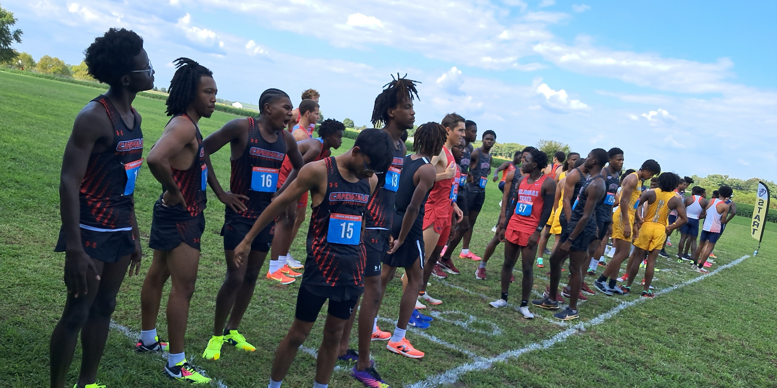 Cardinals Cross Country enjoys 5k PRs at Delaware State - Strong pack finish helps team place 5th
