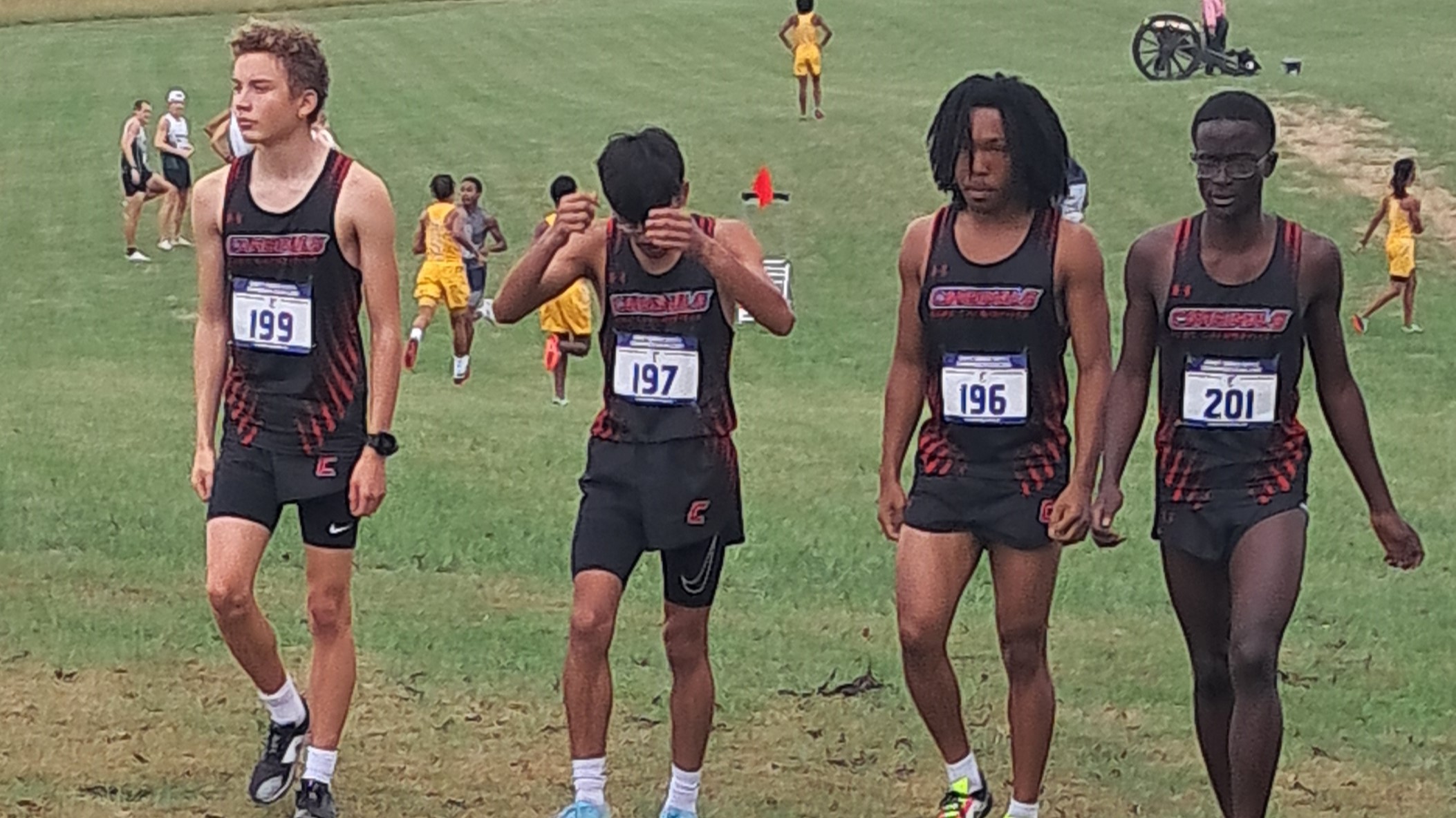 Men's Cross Country battles rolling hills and competition at Shenandoah University - Kernstown Battlefield course offers many lessons