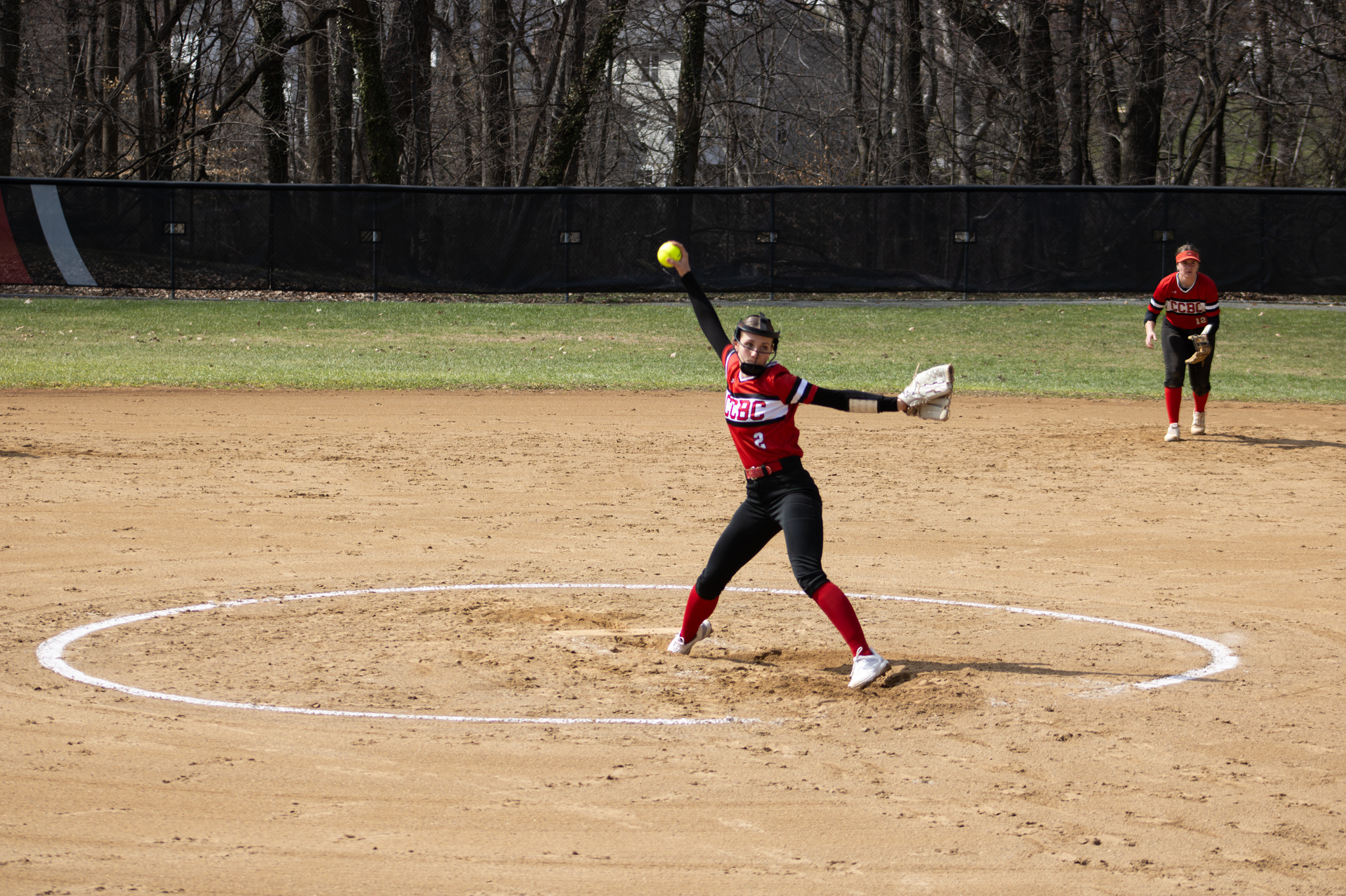 Cardinals Split Doubleheader at Cecil College