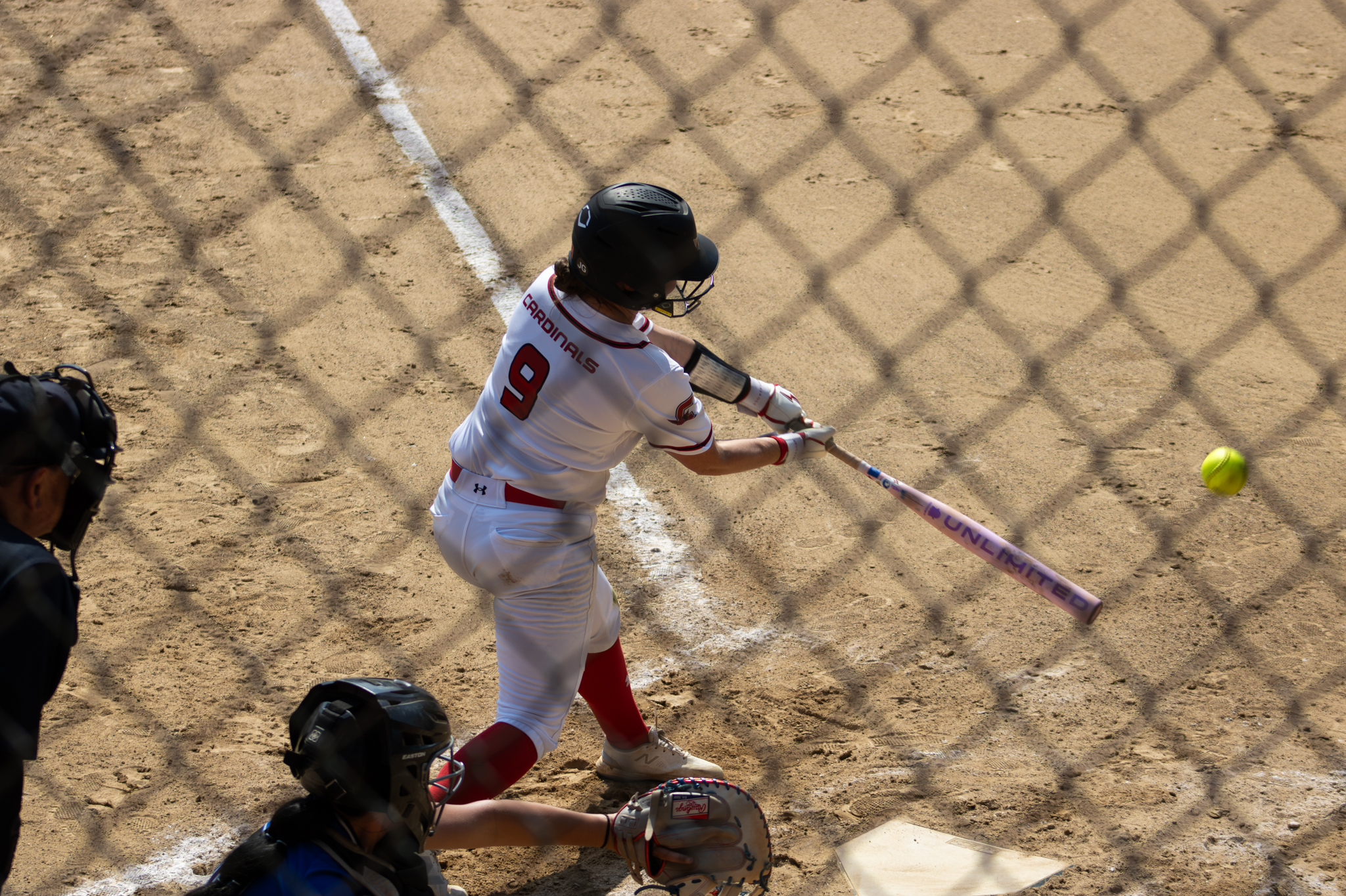 Cardinals & Mustangs Split High Scoring Doubleheader
