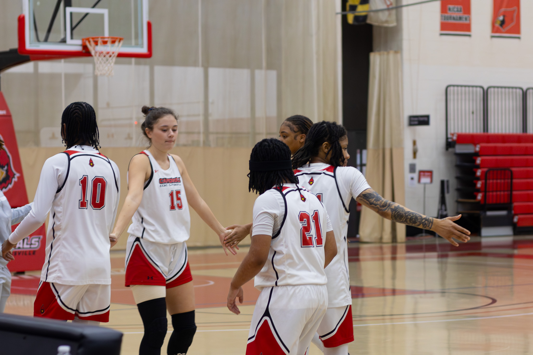 Lady Cardinals Blowout BCCC