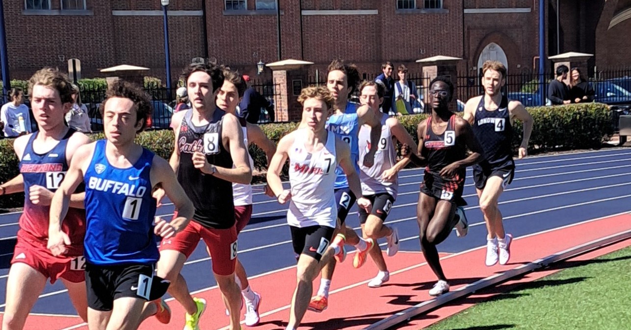 Cardinals Track &amp; Field Open Up Season at Univ of Richmond Freshman Ohene Obiri Yeboah competed in 1500 meters.